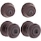 Kwikset Kwikset SmartKey Security Classic Venetian Bronze Entry Knob and Single Cylinder Deadbolt KW1 2-3/4 92420-063 - alternate 3